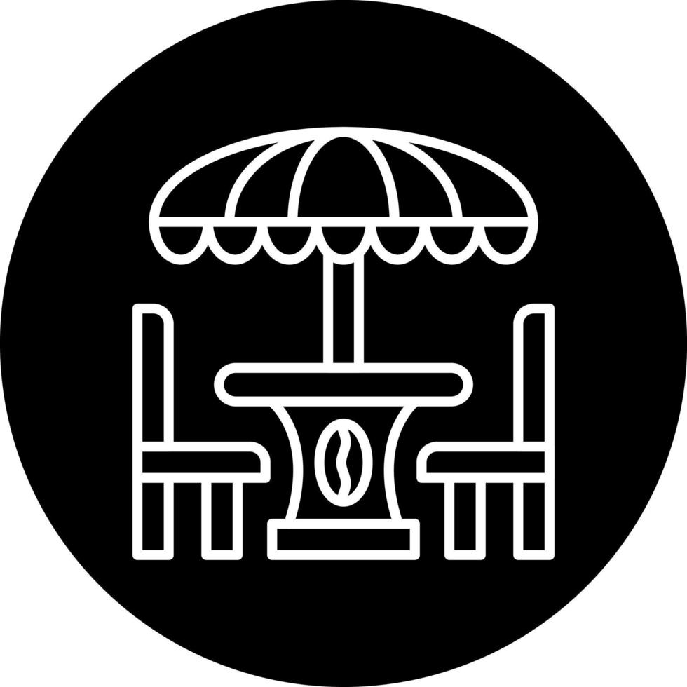 coffee terrace Vector Icon Style