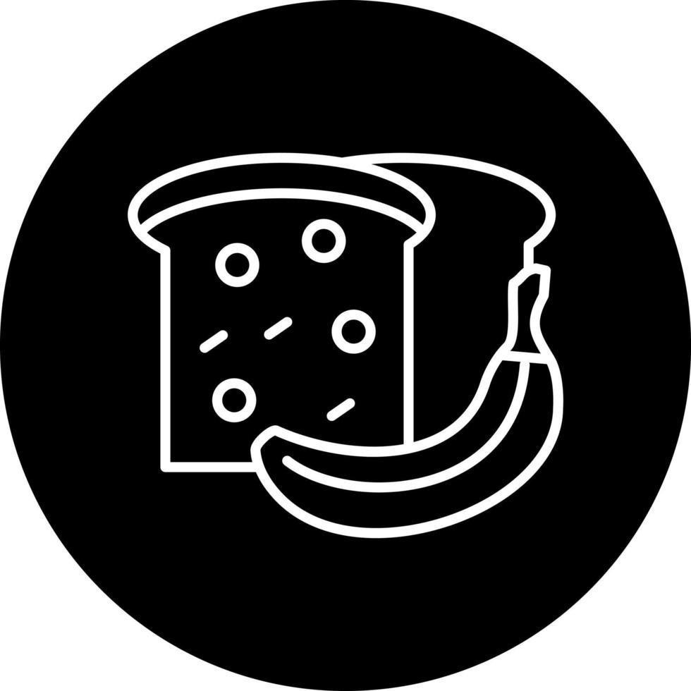 banana bread Vector Icon Style