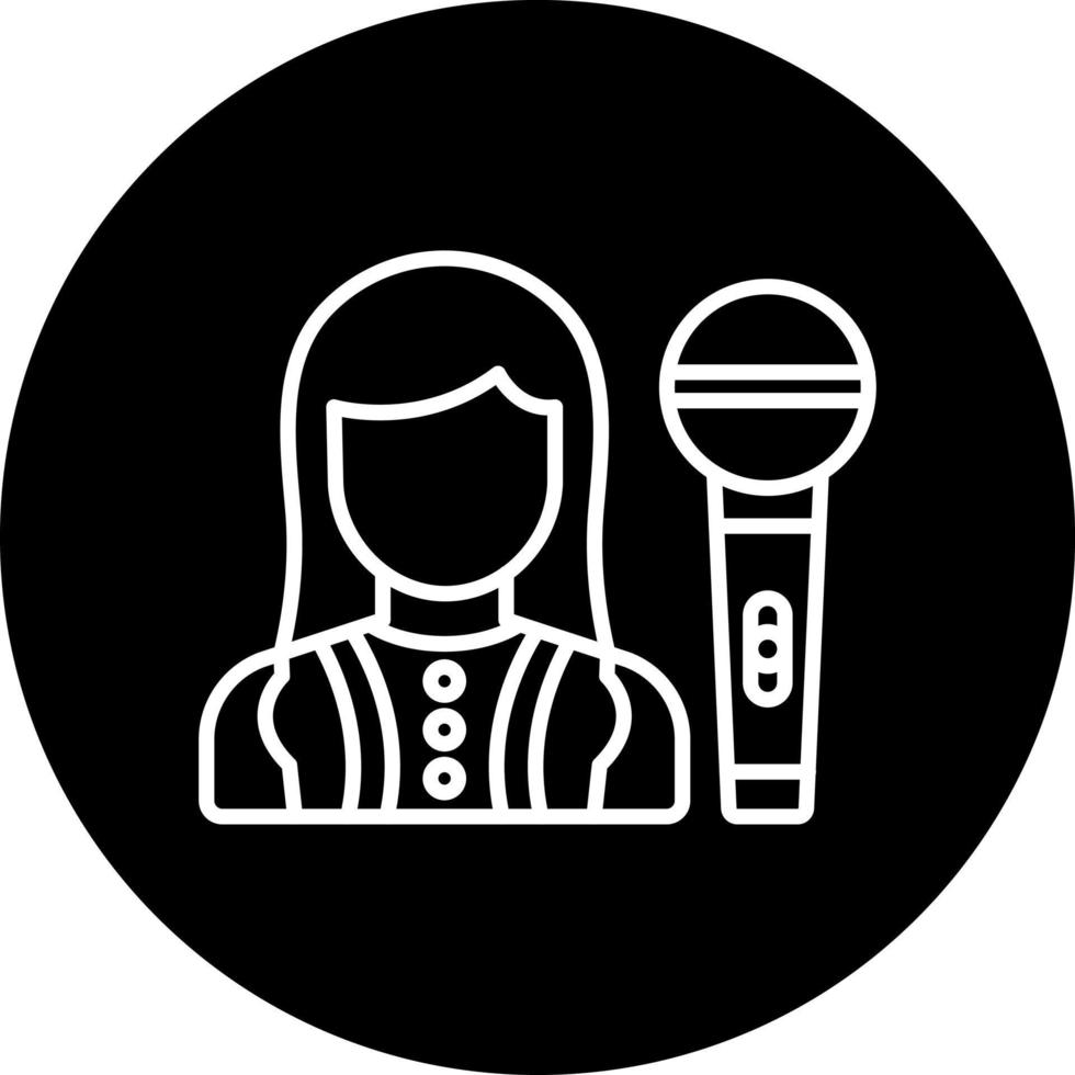 host female Vector Icon Style