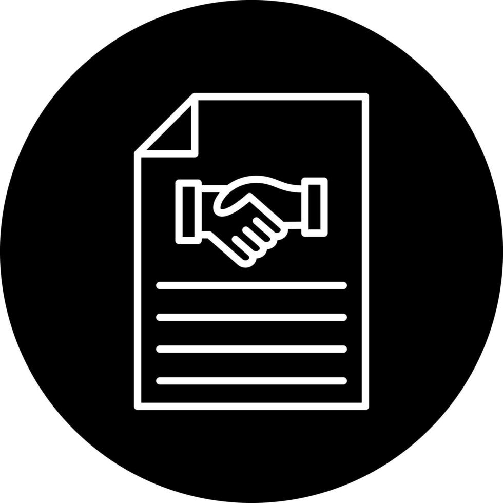 agreement Vector Icon Style