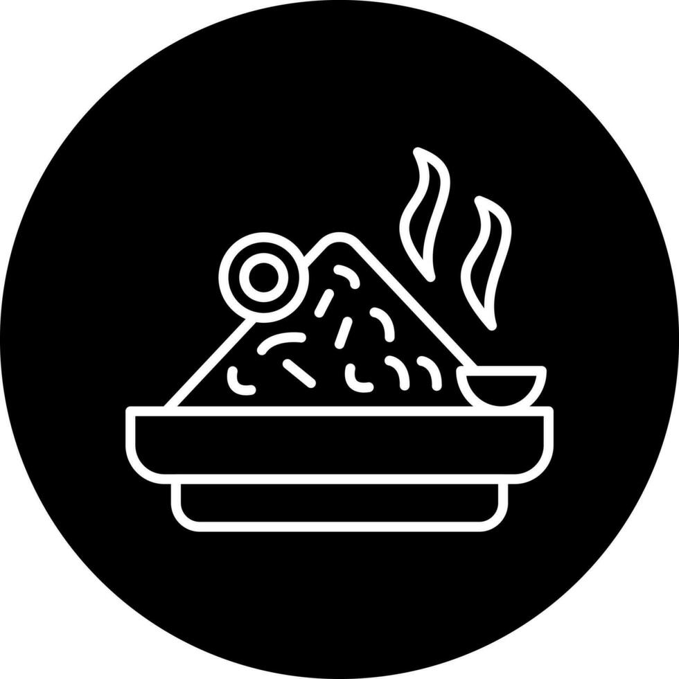 nasi goreng Vector Icon Style