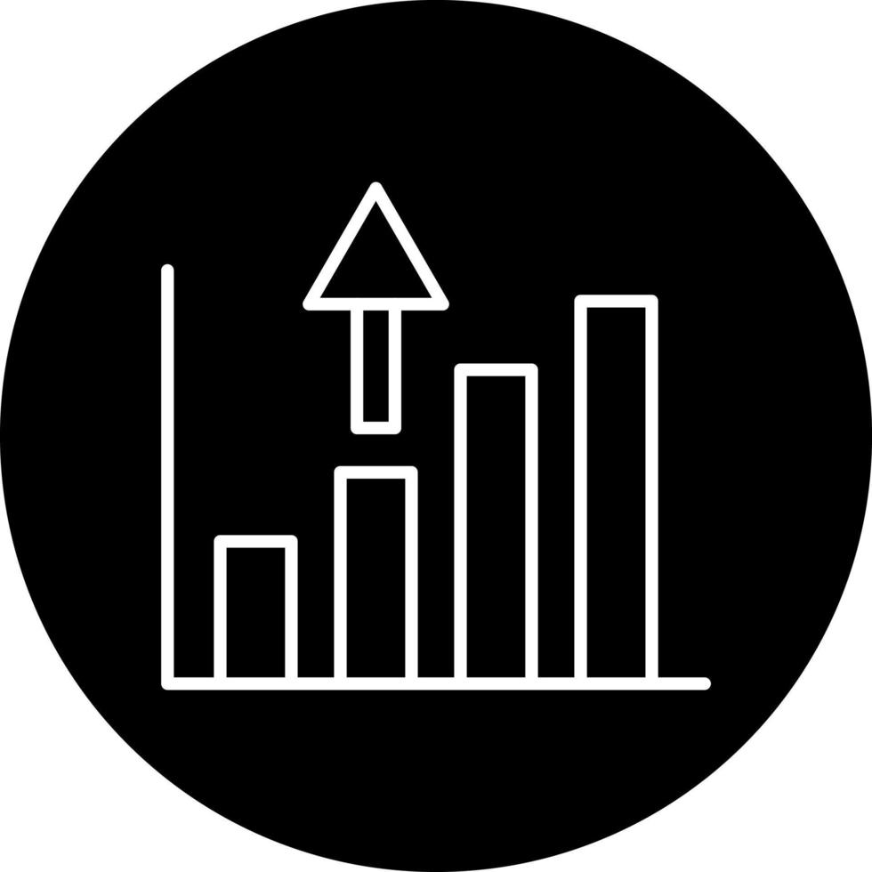 Growth Diagram Vector Icon Style