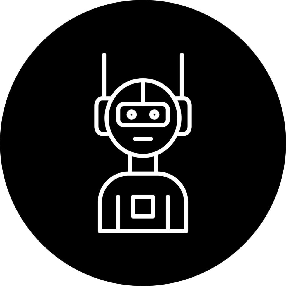 Robot Vector Icon Style