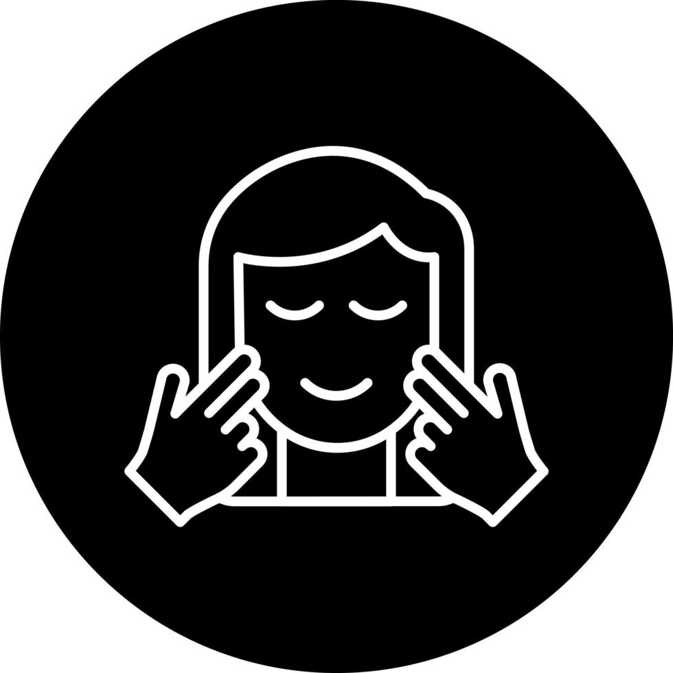 facial treatment Vector Icon Style