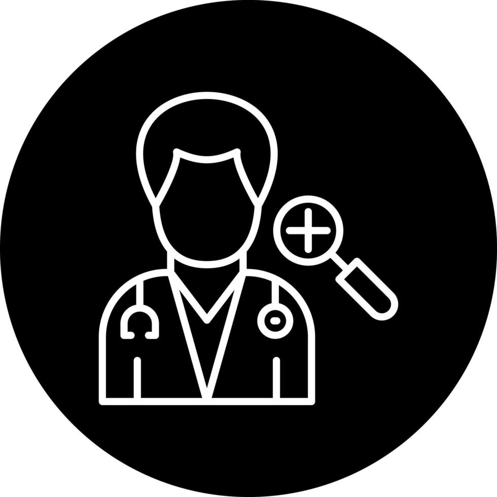 dermatologist male Vector Icon Style