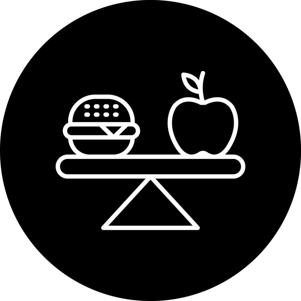 balanced diet Vector Icon Style