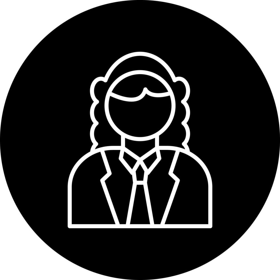 judge male Vector Icon Style