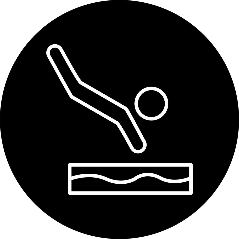 diving Vector Icon Style
