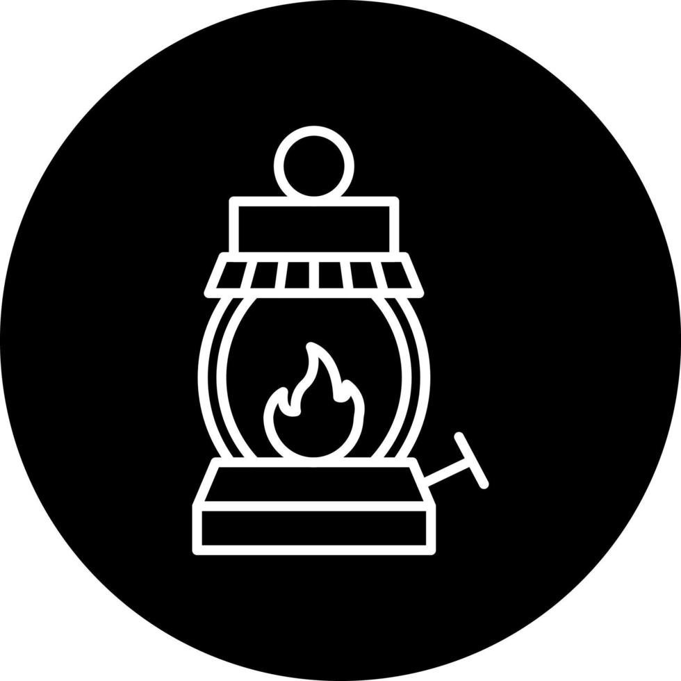 gas lamp Vector Icon Style