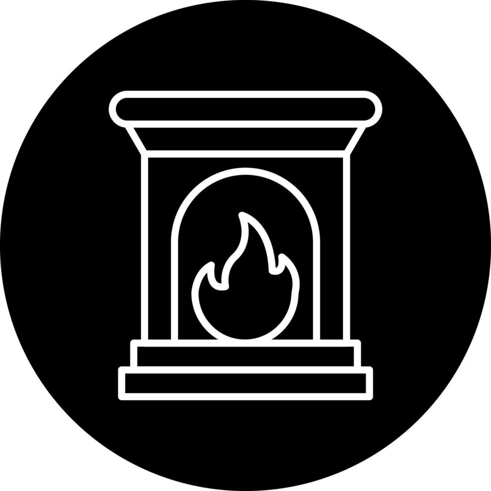 fireplace Vector Icon Style