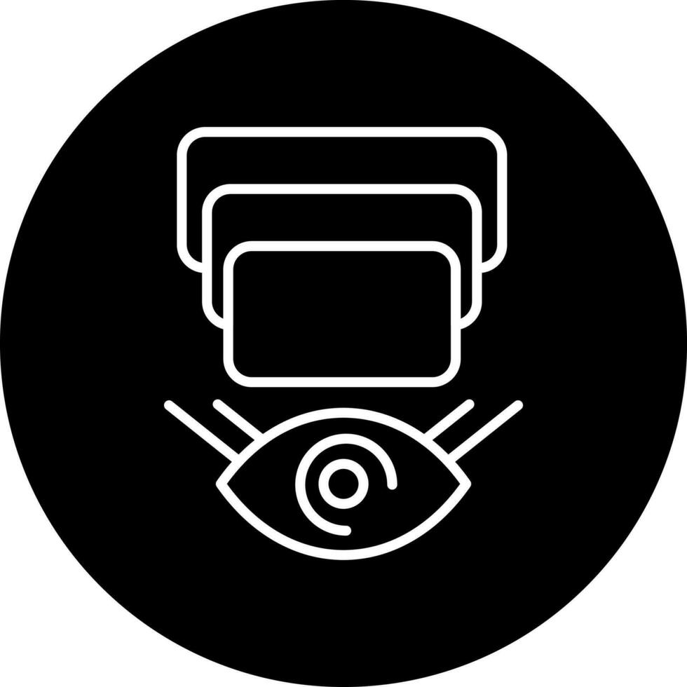 depth perception Vector Icon Style