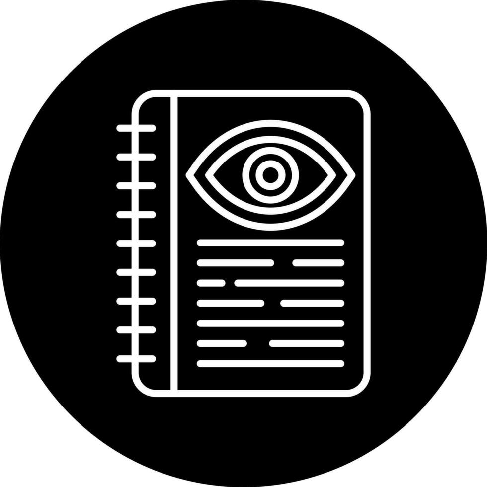 optometric guidelines Vector Icon Style