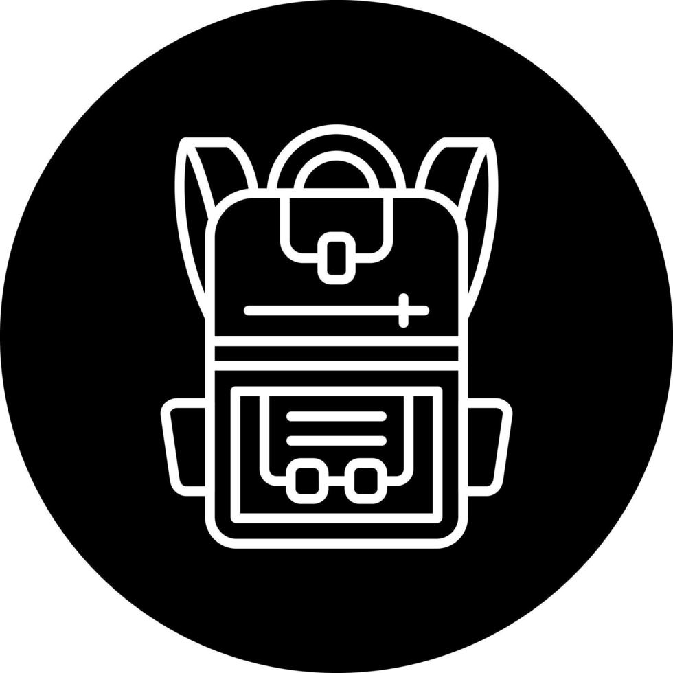 back pack Vector Icon Style