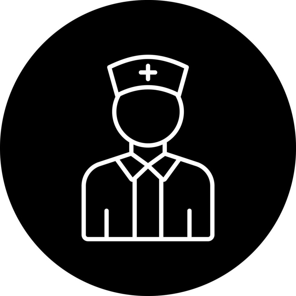 nurse male Vector Icon Style