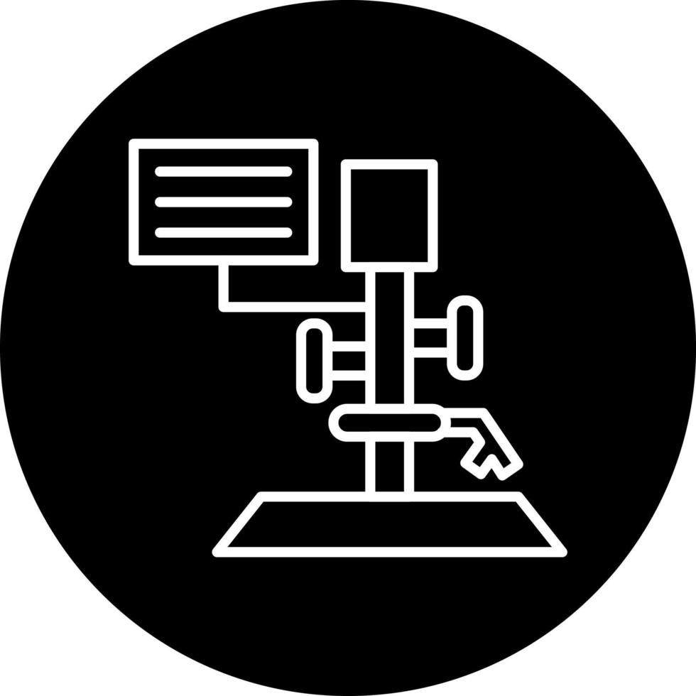 digital microscope Vector Icon Style