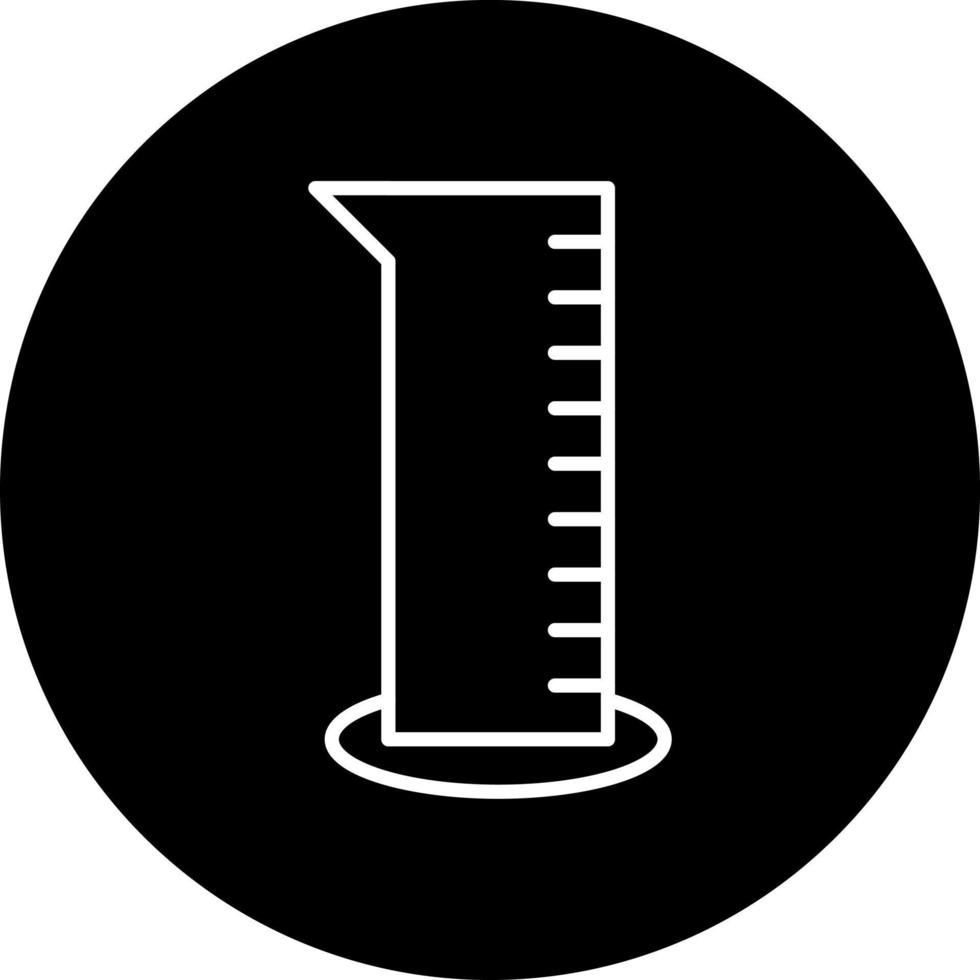 graduated cylinder Vector Icon Style