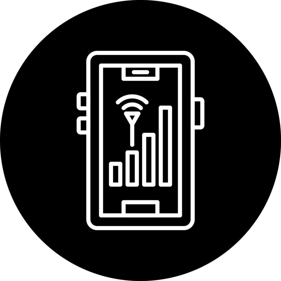señal celular conectar vector icono estilo