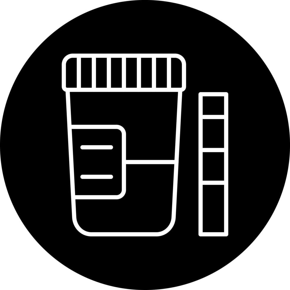 urine test Vector Icon Style