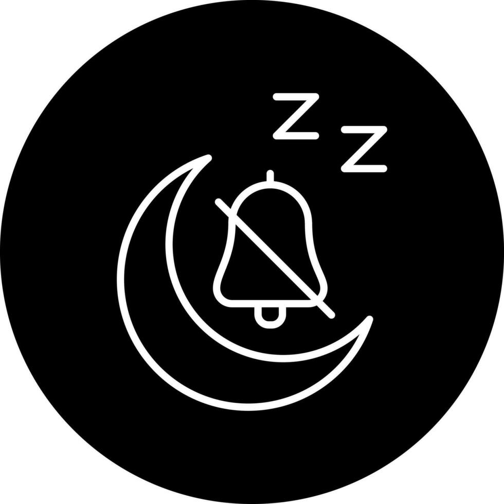 quiet time Vector Icon Style