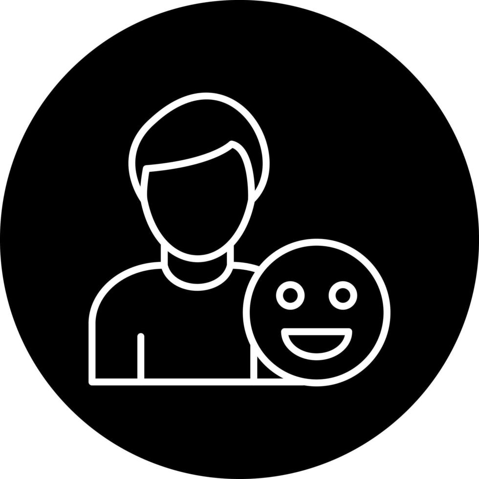 happy man Vector Icon Style