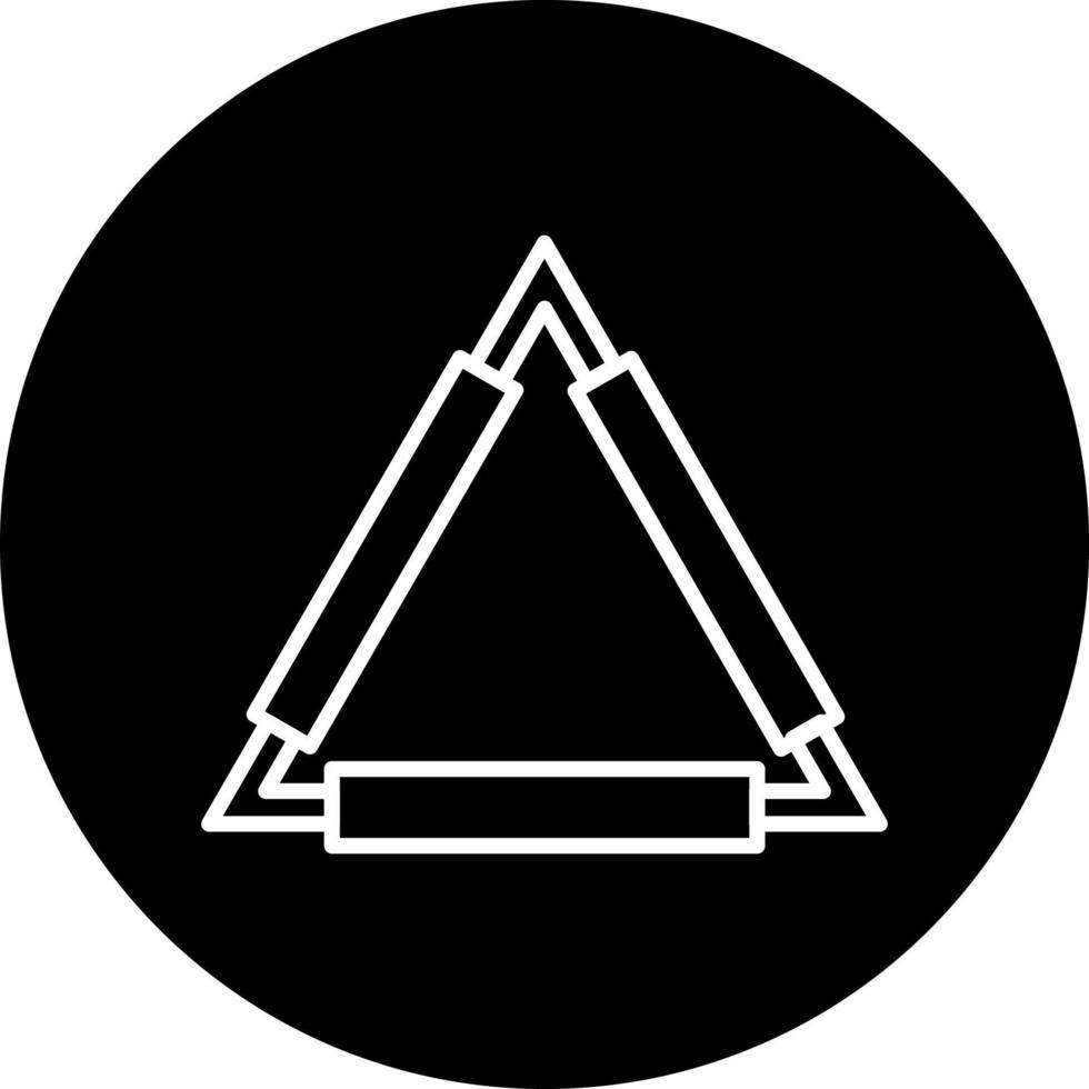 clay triangle Vector Icon Style