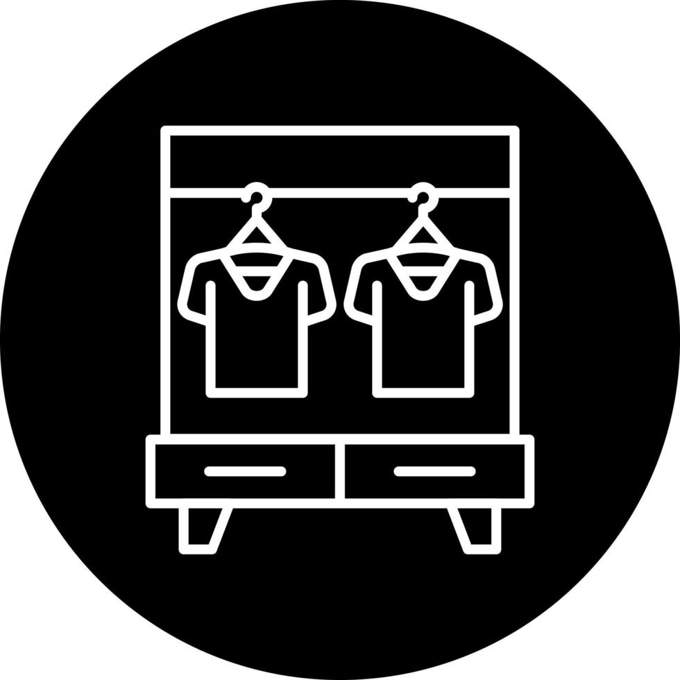 clothing rack Vector Icon Style