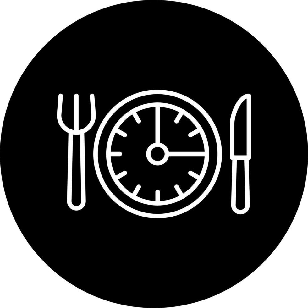 intermittent fasting Vector Icon Style