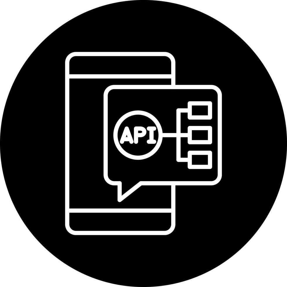 api integration Vector Icon Style 22546467 Vector Art at Vecteezy