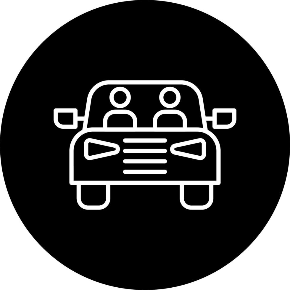 carpool Vector Icon Style