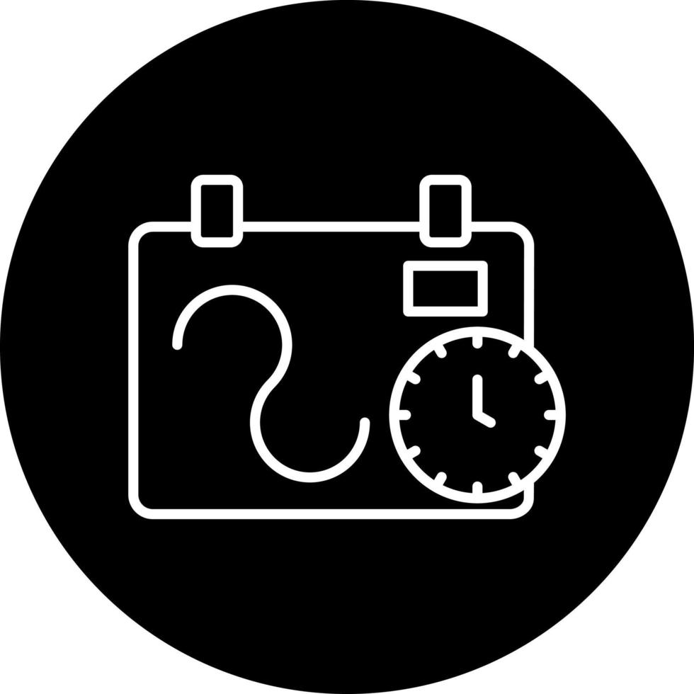 flexible schedule Vector Icon Style