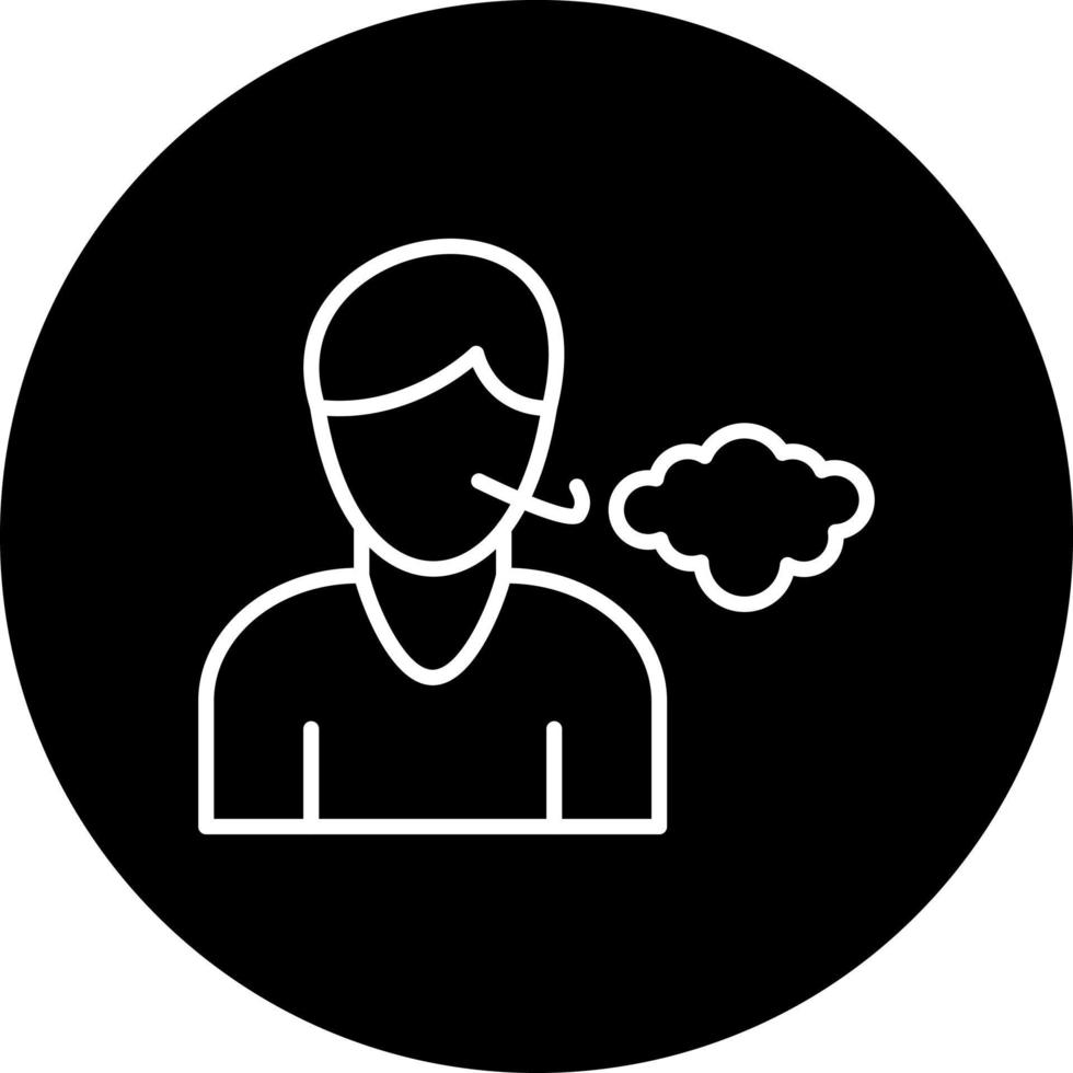 shortness of breath Vector Icon Style