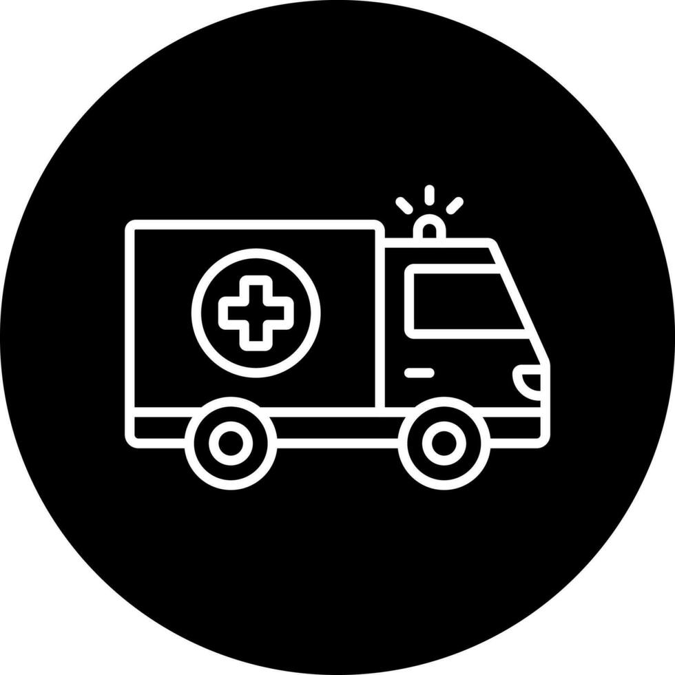 Ambulance Vector Icon Style