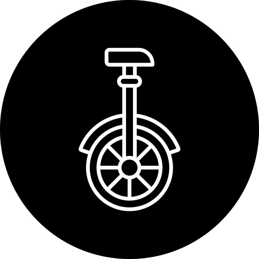 Monocycle Vector Icon Style