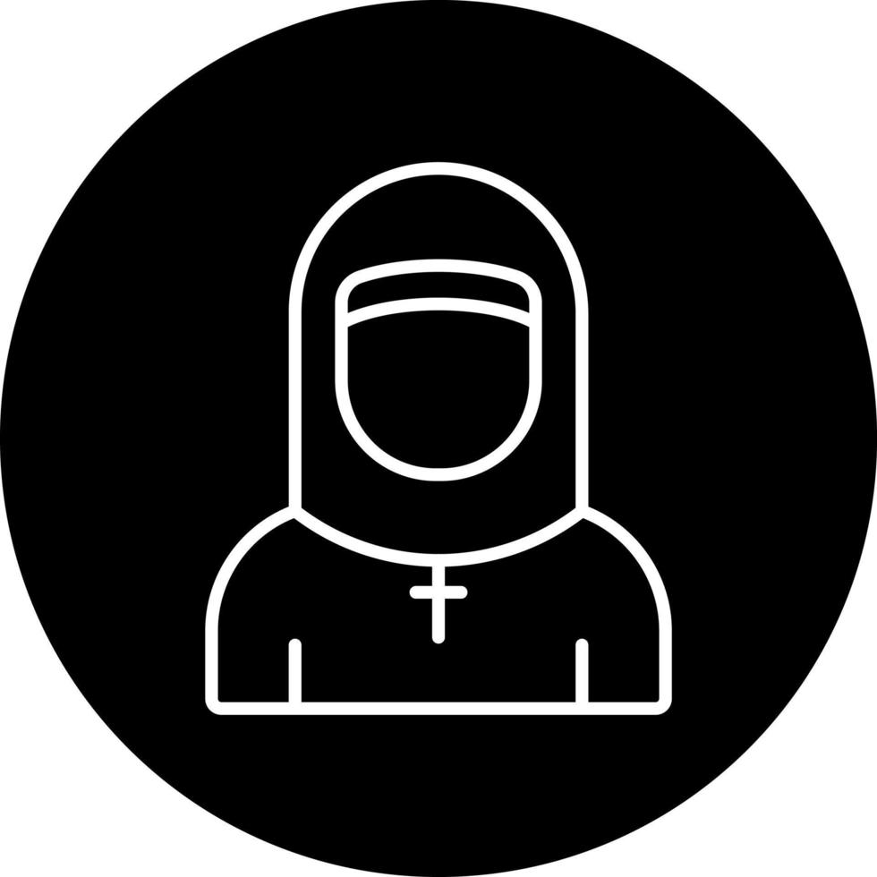 nun Vector Icon Style