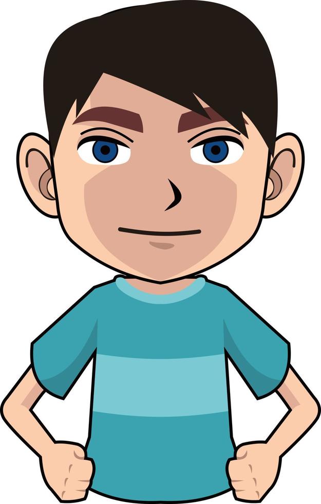 boy cartoon design icon vector art