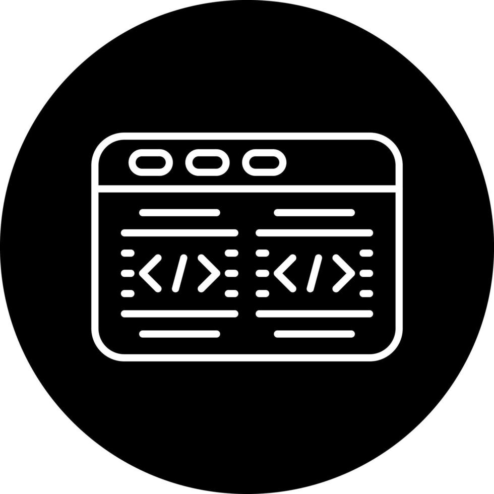 code Vector Icon Style