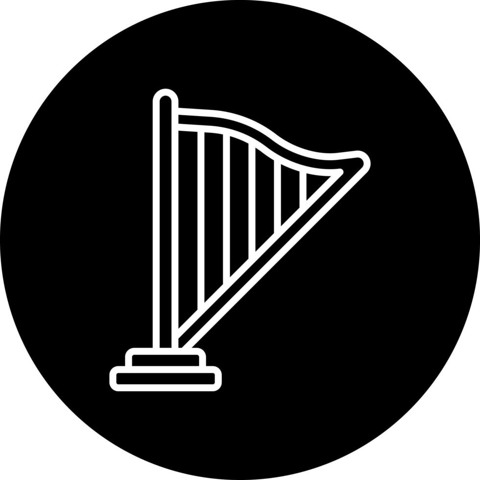 Harp Vector Icon Style