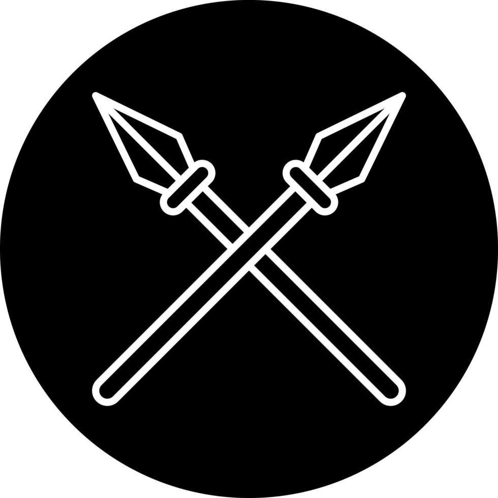 Spear Vector Icon Style