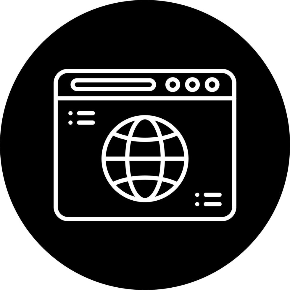 website Vector Icon Style