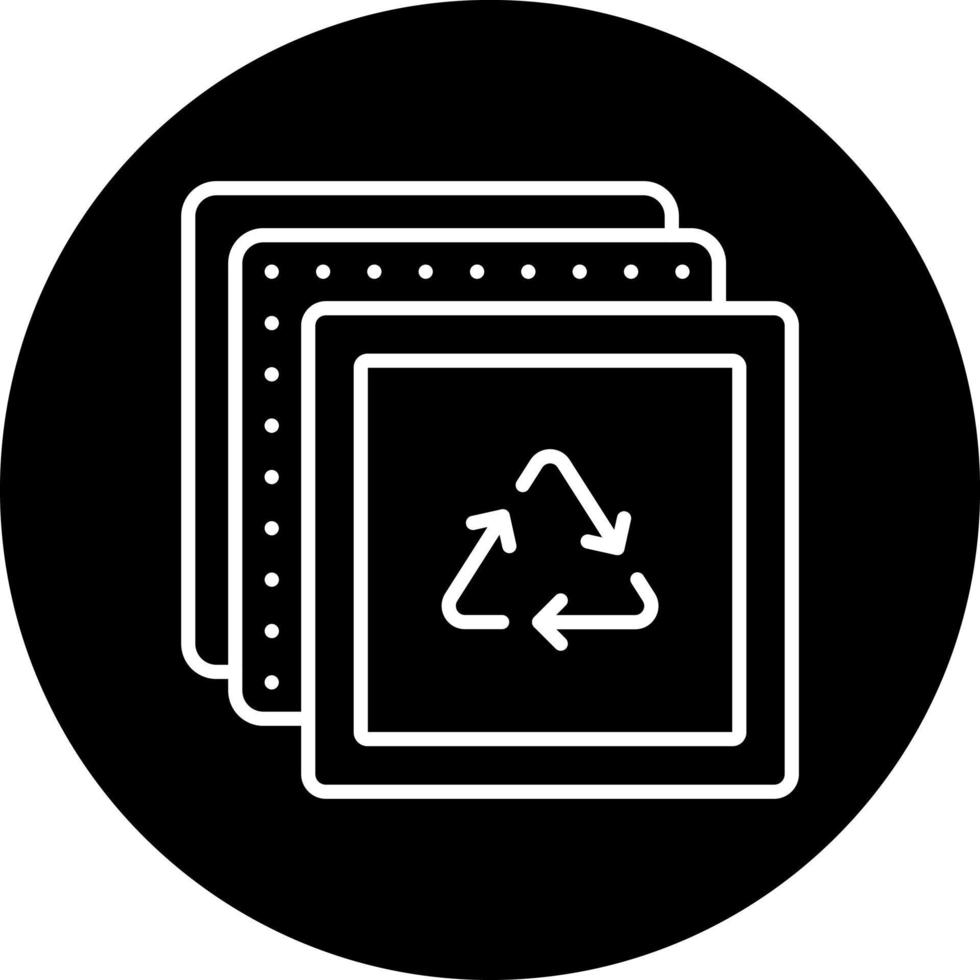 fabric recycle Vector Icon Style