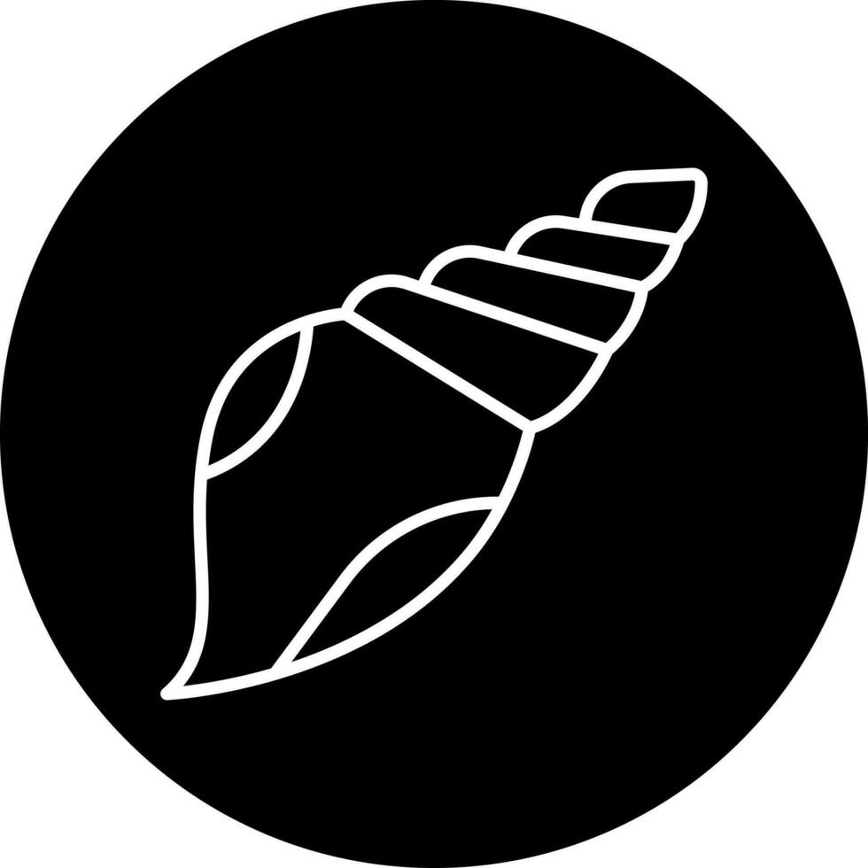 conch shell Vector Icon Style