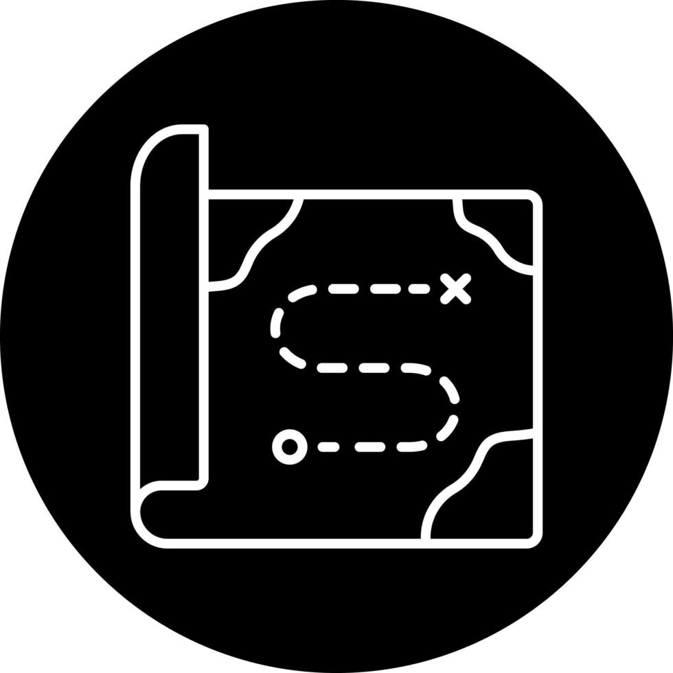 treasure map Vector Icon Style