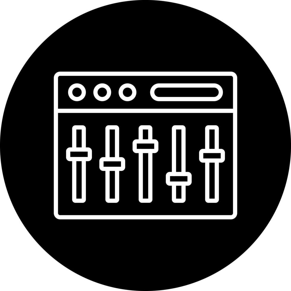 mixer Vector Icon Style