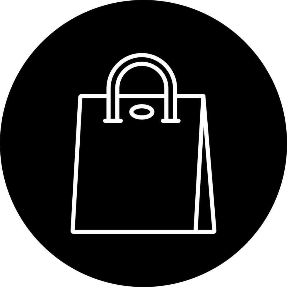 compras bolso vector icono estilo