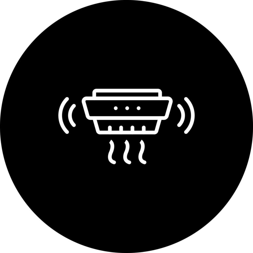 smoke detector Vector Icon Style