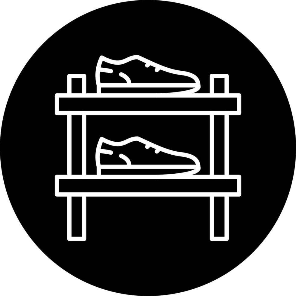 shoe shelves Vector Icon Style