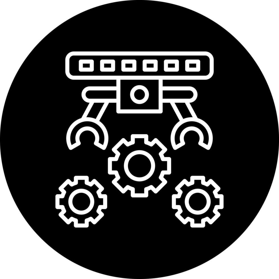 automatización vector icono estilo