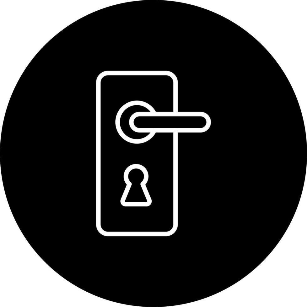 door knob Vector Icon Style