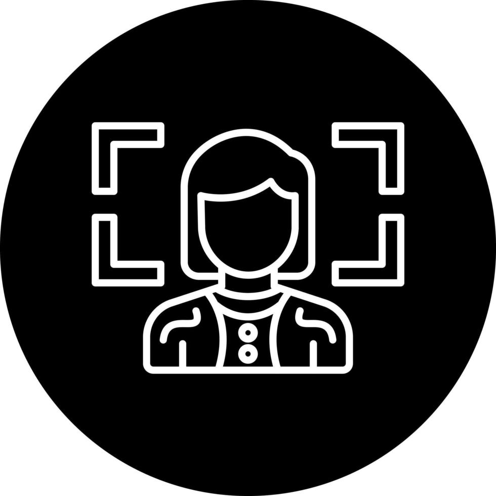 Close Up Vector Icon Style