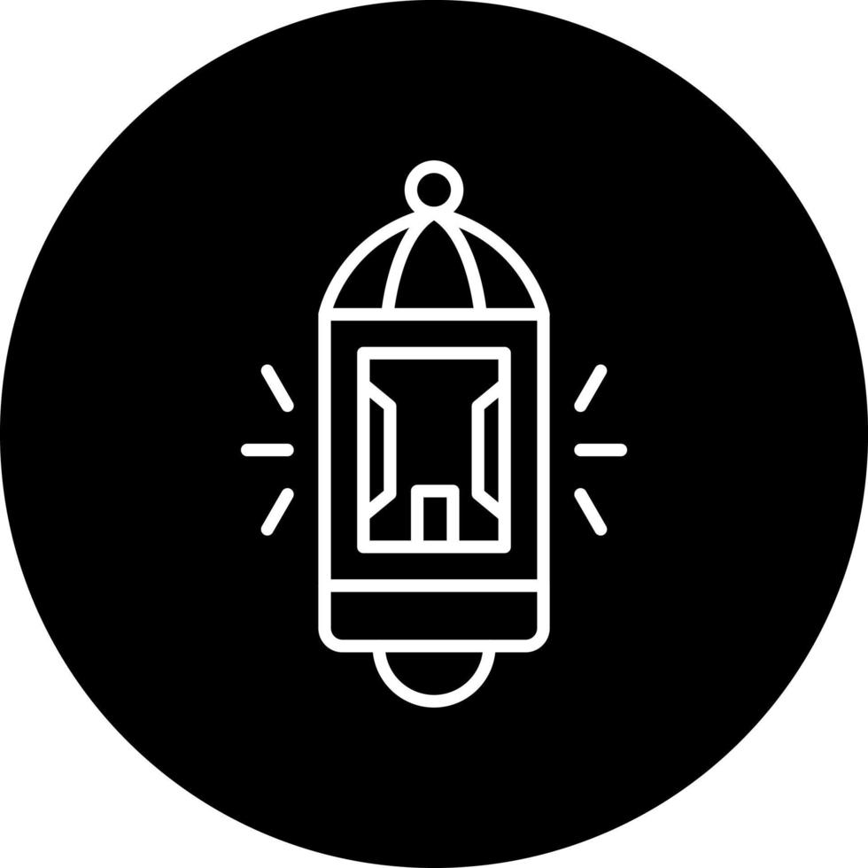 Desert Lantern Vector Icon Style